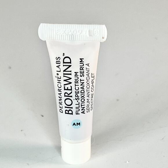 Dermarche Labs BioRewind Full Spectrum Antioxidant Serum AM Travel .1 oz 3ml New - Picture 1 of 4